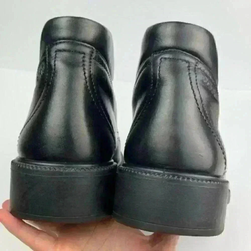 Ecco city chukka boots sz 43 9-9.5 Black leather - Picture 6 of 9